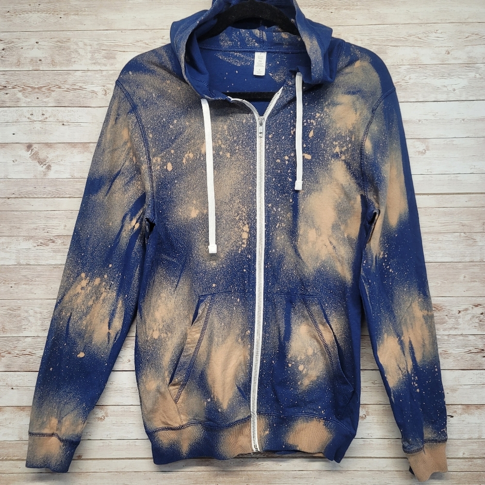 Unisex Tie dye hoodie shirt jacket